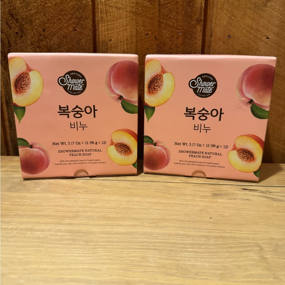 Peach Natural Soap Bar - Pink